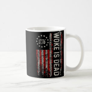 Mug Woke Est Mort Drôle Slogan Sarcastique