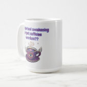 Mug Woke or Just Caffeinated? Funny Spiritual Graphic (Devant gauche)