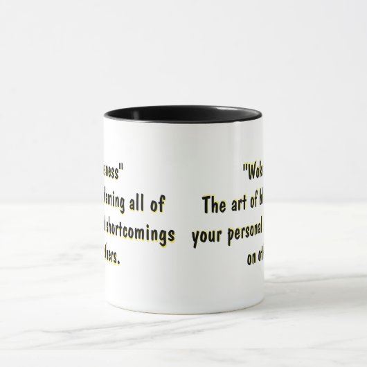 MUG "WOKENESS" (Centre)