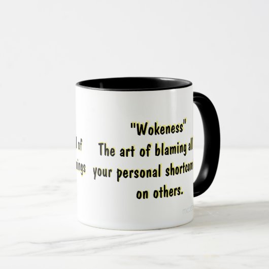 MUG "WOKENESS" (Devant droit)