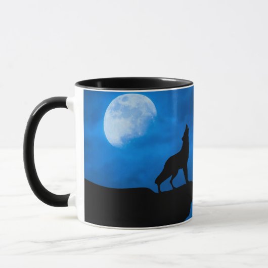 Mug Wolf at Night (Gauche)