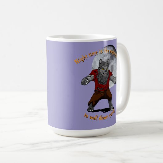Mug Wolf - Bouton de loup-garou (Devant droit)