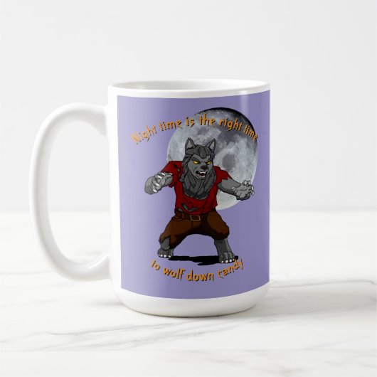 Mug Wolf - Bouton de loup-garou (Gauche)