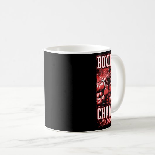 Mug Wolf Boxing Champ _ Boxer Fighter Motivation  (Devant droit)