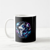 Mug Wolf Celestial Dream Night Howling Moon Funny Wolv (Gauche)