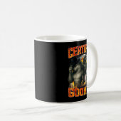 Mug Wolf Certified Gooner Funny Bootleg Meme Dad Papa  (Devant droit)