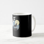 Mug Wolf Howl Wilderness Wildlife (Devant droit)