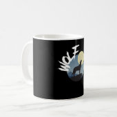Mug Wolf Howl Wilderness Wildlife (Devant gauche)