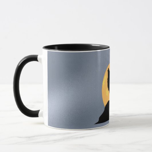 Mug Wolf Howling à la Lune (Gauche)