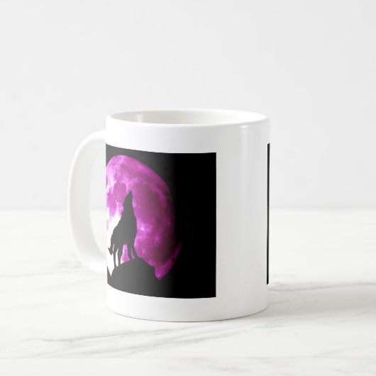 Mug Wolf Howling à Moon (Devant gauche)