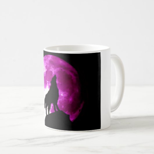 Mug Wolf Howling à Moon (Devant droit)
