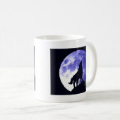 Mug Wolf Howling à Moon (Devant droit)