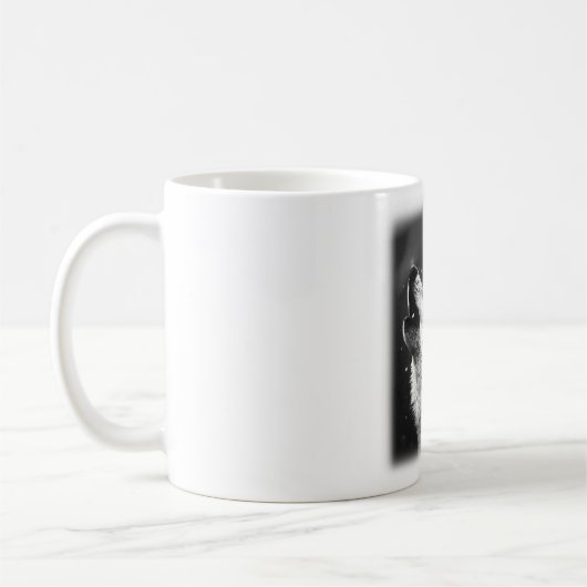 Mug Wolf Howling à Moon (Gauche)