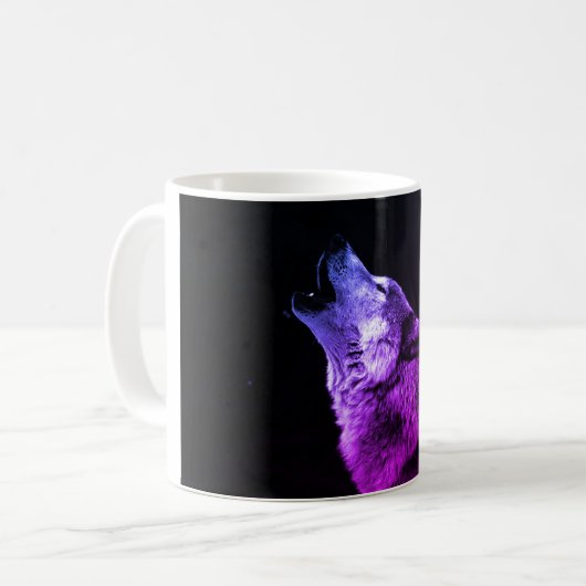 Mug Wolf Howling à Moon (Devant gauche)