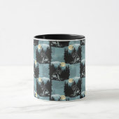 Mug Wolf Howling À Moon Design Motif (Centre)