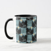 Mug Wolf Howling À Moon Design Motif (Gauche)
