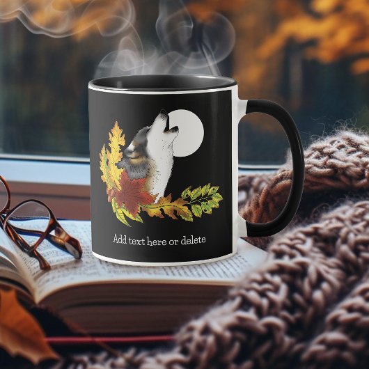 Mug Wolf Howling Moom