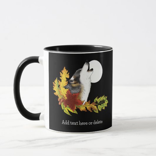 Mug Wolf Howling Moom (Gauche)