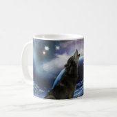 Mug Wolf hurle sur la lune (Devant gauche)