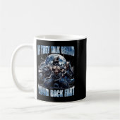 Mug Wolf If They Talk Behind Your Back Fart Funny Crin (Gauche)