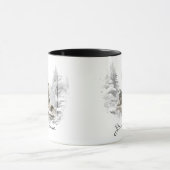 Mug Wolf Pack Howling Chanson d'hiver Chorus Animal Ar (Centre)
