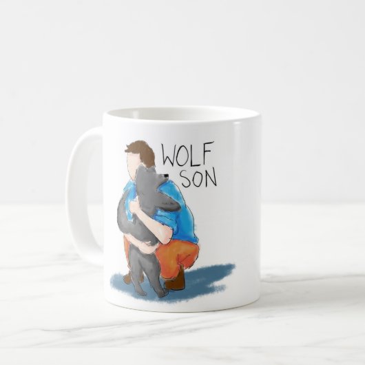 Mug Wolf Son, la série  (Devant gauche)