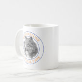 Mug Wolf tendance Art 4 Yellowstone National Park Circ (Devant gauche)