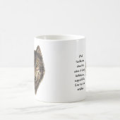 Mug Wolf Totem Animal Guide Aquarelle Nature Art (Centre)