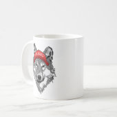Mug Wolf Wildlife Red Baseball Casquette Nom du parten (Devant gauche)