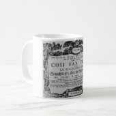 Mug Wolfgang Amadeus Mozart Oper Cosi fan (Devant gauche)
