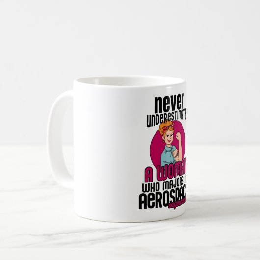 Mug Woman Aerospace Engineering (Devant gauche)