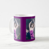 Mug woman in purple sarong , arms raised as if dancing (Devant gauche)
