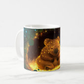 Mug wombat avec une fourrure orange (Devant gauche)