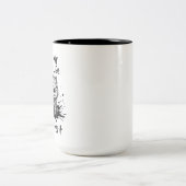 Mug Wombat Bicolore Citation Drôle Boisson (Centre)
