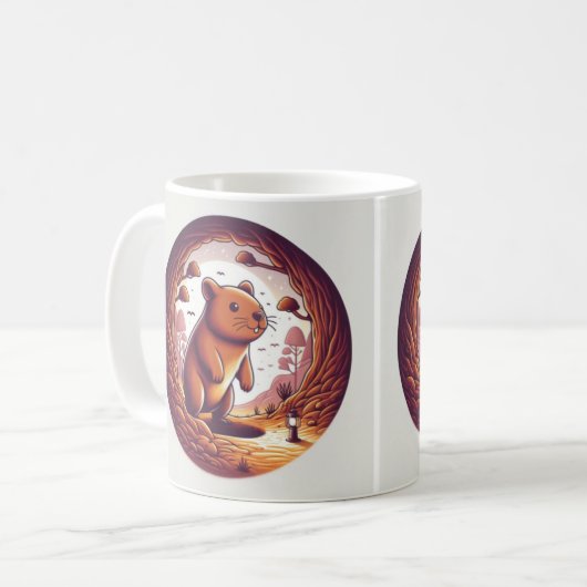 Mug Wombat Wonderland Mug" (Devant gauche)