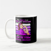 Mug Women I Am The Storm Epilepsy Awareness Warrior  (Gauche)