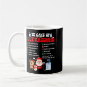 Mug Women Retro 12 Days Of Ultrasound Tech Christmas S (Gauche)
