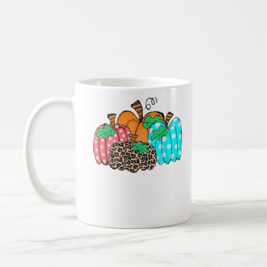 Mug Women’s Pumpkin Leopard Print Graphic It’s Fall Y’ (Gauche)