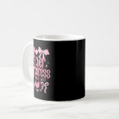 Mug Women Teacher In Progress Coquette Pink Bow Future (Devant gauche)