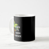 Mug Womens Baby It's Warm Outside Funny Christmas In J (Devant gauche)
