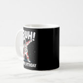Mug Womens Bruh It's My Birthday Dabbing Astronaut 1 2 (Devant gauche)