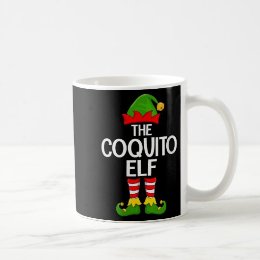 Mug Womens Coquito Elf Xmas Matching Family Elf Squad (Droite)