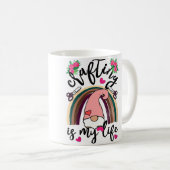 Mug Womens Crafting Is My Life Crafters Quilting Sewin (Devant droit)