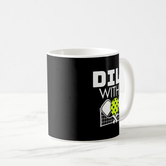 Mug Womens Dill With It Funny Ckleball Paddle And Net  (Devant droit)