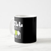 Mug Womens Dill With It Funny Ckleball Paddle And Net  (Devant gauche)