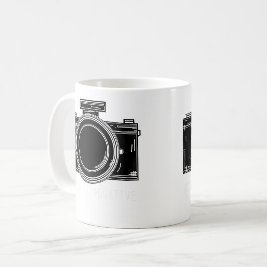 Mug Womens Don'T Be Negative Funny Photography Camera (Devant gauche)