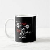 Mug Womens Excuses Don't Burn Calories I Motivational  (Gauche)