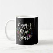 Mug Womens Fun Happy New Year Day Eve Party Fireworks (Gauche)