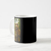 Mug Womens Funny Bear Selfie Near Beehive Hiking Throu (Devant gauche)