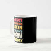 Mug Womens Funny Getting Older Retro Spring Chicken Bi (Devant gauche)